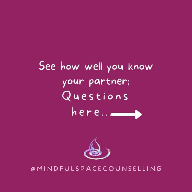 Knowing our partner reduces conflict!
The better we know our partner the more understanding we can have around who they are and why they do certain things. 
At the root of most relationship conflicts is a lack of knowledge, understanding and compassion. 
When we really take the effort and time to get to know our partner deeply we start seeing them in their whole and in their context. Things start to make sense and the opportunity to see that most of the time what is happening is not a personal attack but a call to be seen and heard. 
Next time there is a disagreement or things start to escalate ask yourself what can I learn/remember about my partner in this situation? 
Conflict can be turned on its head with a little personal detachment and lots of open curiosity.
Conflict is really an ask/plee or longing to be known!
Lets raise the bar and not get stucked into a downward spiral. 
Together we can spiral up!
#becurious #manageconflict #cousiousliving #wordsmatter #intentionalrelationships #marriageadvice #strongcouples #heatlhyrelationships #healthyindividuals #relationships #couplescounselling #mindfulspacecounselling #couplescounsellor #marriage #counselorsofinstagram #relationshipsupport #therapy #psychotherapy #psychoeducational #gottman #gottmanmethod #gottmantherapy #couplecommunication #attune #empathy